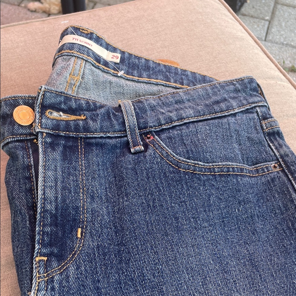 Levi Dark Blue Denim Pan